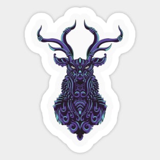 ornamental deer Sticker